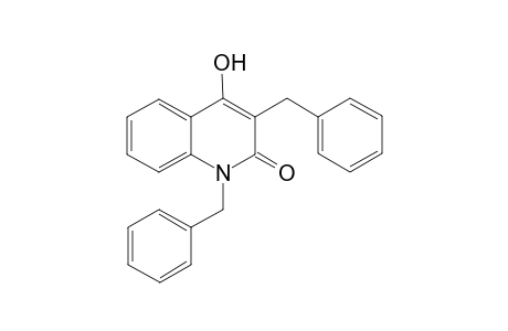 2(1H)-Quinolinone, 4-hydroxy-1,3-bis(phenylmethyl)-