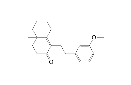 2(3H)-Naphthalenone, 4,4a,5,6,7,8-hexahydro-1-[2-(3-methoxyphenyl)ethyl]-4a-methyl-