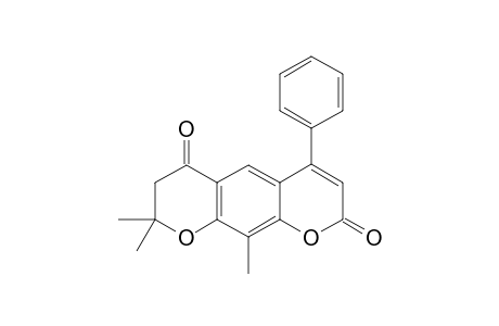 8,8,10-TRIMETHYL-4-PHENYL-7,8-DIHYDROPYRANO-[3,2-G]-CHROMENE-2,6-DIONE