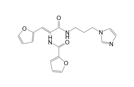 N-[(Z)-2-(2-furyl)-1-({[3-(1H-imidazol-1-yl)propyl]amino}carbonyl)ethenyl]-2-furamide