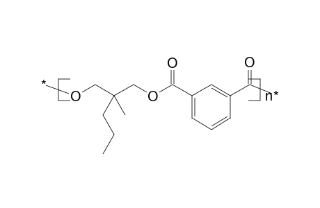 Poly(2-methyl-2-propyl-1,3-propanediol isophthalate)