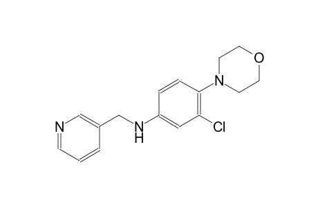 3-pyridinemethanamine, N-[3-chloro-4-(4-morpholinyl)phenyl]-