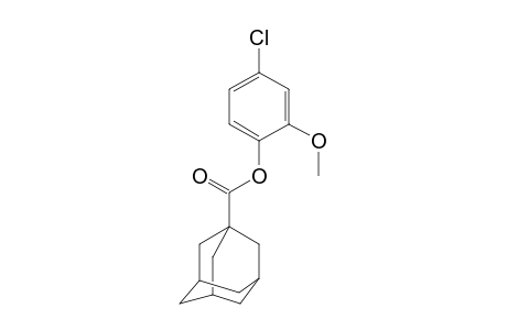 1-Adamantanecarboxylic acid, 2-methoxy-4-chlorophenyl ester