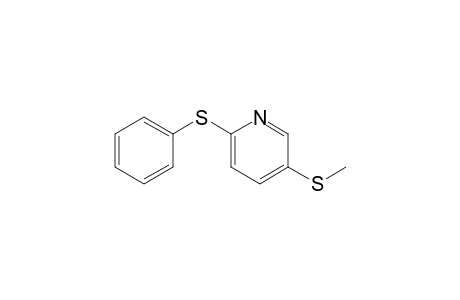 3-Methylthio-6-phenylthiopyridine