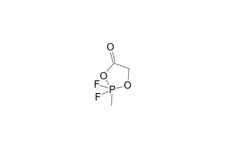 2,2-DIFLUOR-2-METHYL-4-OXO-1,3,2-LAMBDA-(5)-DIOXOPHOSPHOLANE