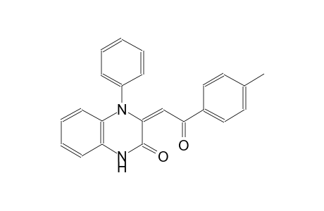 (3E)-3-[2-(4-methylphenyl)-2-oxoethylidene]-4-phenyl-3,4-dihydro-2(1H)-quinoxalinone