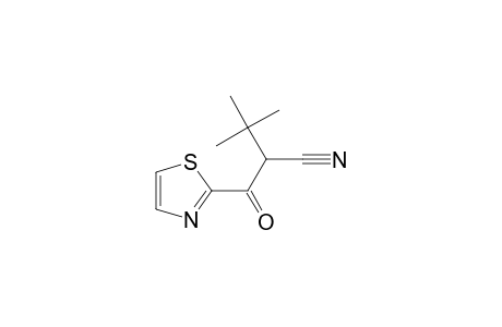 3,3-Dimethyl-2-(1,3-thiazol-2-ylcarbonyl)butanenitrile