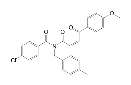(Z)-4-[N-p-Tolylmethyl(4-chlorobenzoylcarbamoyl)]-1-(4-methoxyphenyl)but-2-en-1,4-dione