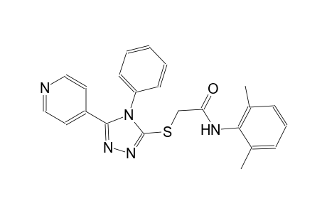 N-(2,6-dimethylphenyl)-2-{[4-phenyl-5-(4-pyridinyl)-4H-1,2,4-triazol-3-yl]sulfanyl}acetamide