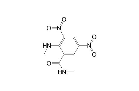 N-methyl-2-(methylamino)-3,5-dinitro-benzamide