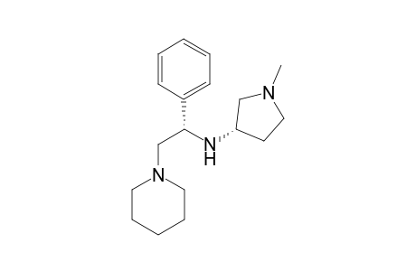 N-Methyl-3(S)-(1-(S)-phenyl-2-N'-piperidinylethyl)aminopyrrolidine