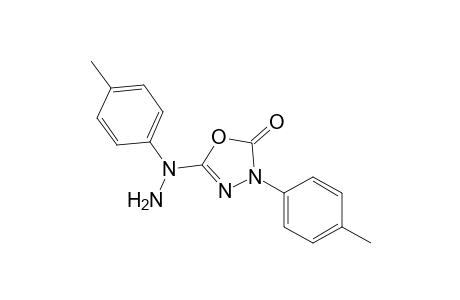 4-(4-Methylphenyl)-2-(4-methylphenylhydrazin-1-yl)-1,3,4-oxadiazolin-5-one