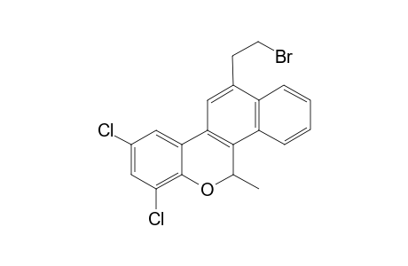 12-(2-Bromoethyl)-7,9-dichloro-5-methyl-5H-naphtho[1,2-c]chromene
