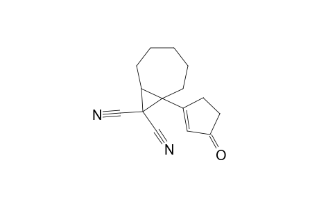 Bicyclo[5.1.0]octane-8,8-dicarbonitrile, 1-(1-cyclopenten-3-on-1-yl)-