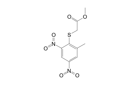 METHYL-(2-METHYL-4,6-DINITROPHENYLSULFANYL)-ETHANOATE