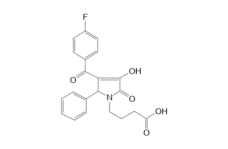 4-[3-(4-fluoro-benzoyl)-4-hydroxy-5-oxo-2-phenyl-2,5-dihydro-pyrrol-1-yl]-butyric acid