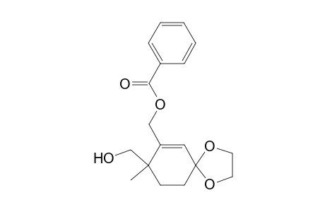 (7-Benzoyloxymethyl-8-methyl-1,4-dioxa-spiro[4.5]dec-6-en-8-yl)-methanol