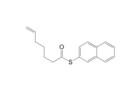 6-Heptenethioic acid S-(2-naphthalenyl) ester