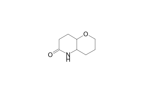 2,3,4,4a,5,7,8,8a-octahydropyrano[3,2-b]pyridin-6-one