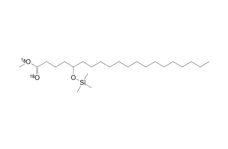 Methyl 5-trimethylsiloxy eicosanoate(o(18)2)