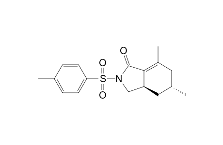(3aR*,5R*)-5,7-Dimethyl-2-tosyl-2,3,3a,4,5,6-hexahydro-1H-isoindol-1-one