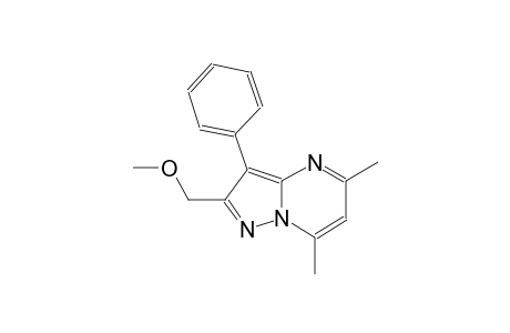 pyrazolo[1,5-a]pyrimidine, 2-(methoxymethyl)-5,7-dimethyl-3-phenyl-