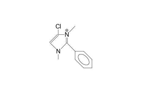 4-Chloro-1,3-dimethyl-2-phenyl-imidazolium cation