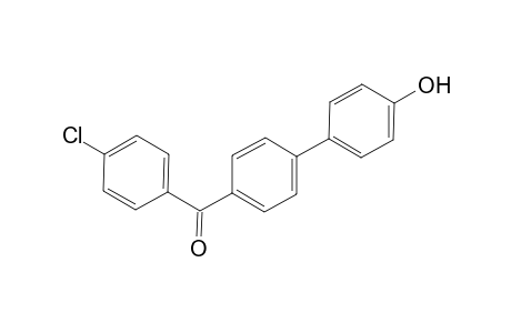 (4-chlorophenyl)-[4-(4-hydroxyphenyl)phenyl]methanone
