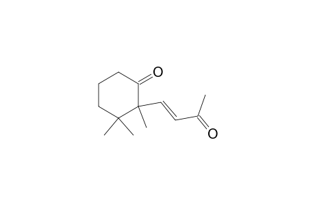 Cyclohexanone, 2,3,3-trimethyl-2-(3-oxo-1-butenyl)-, (E)-