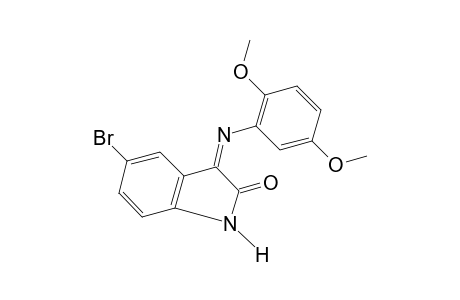 5-BROMO-3-[(2,5-DIMETHOXYPHENYL)IMINO]-2-INDOLINONE