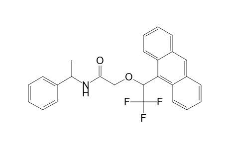 N-(1-Phenylethyl)-.alpha.-[1-(9-anthryl)-2,2,2-trifluoroethoxy]acetamide