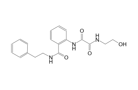 ethanediamide, N~1~-(2-hydroxyethyl)-N~2~-[2-[[(2-phenylethyl)amino]carbonyl]phenyl]-