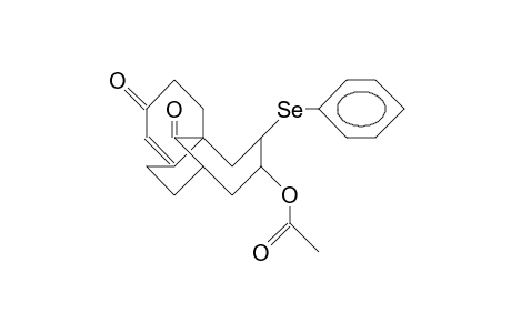 (4AR, 6S,7S,9R)-3,4,6,7,8,9,10,11-octahydro-7-acetoxy-6-phenylseleno-4a,9-methano-4ah-benzocyclononene-2,12(5H)-dione