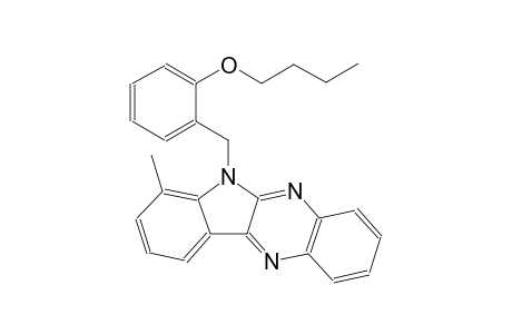 butyl 2-[(7-methyl-6H-indolo[2,3-b]quinoxalin-6-yl)methyl]phenyl ether