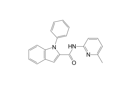 N-(6-methyl-2-pyridinyl)-1-phenyl-2-indolecarboxamide