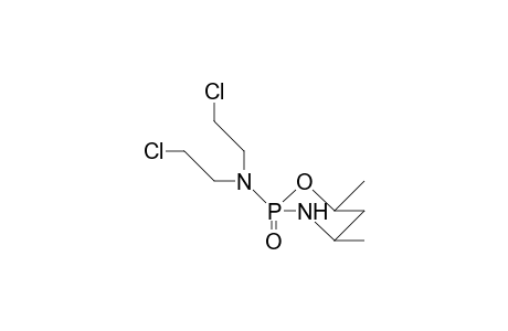 2-(Bis[2-chloro-ethyl]-amino)-1-oxo-cis-4,6-dimethyl-1,3,2-oxazaphosphorinane