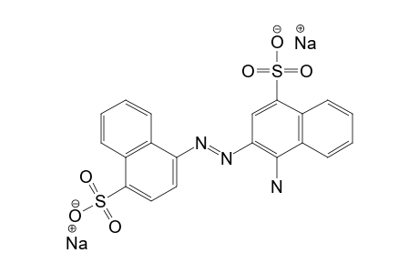 4-AMINO-3-(4-SULFONAPHTHYL-1-AZO)-1-NAPHTHALENESULFONIC-ACID-DISODIUM-SALT