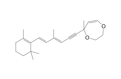 (3E,5E)-2,3-Dihydro-5-methyl-5-[(4-methyl-6-(2,6,6-trimethylcyclohexenyl)-3,5-hexadien-1-ynyl]-1,4-dioxepin