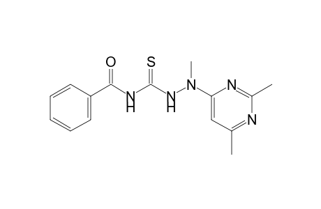 N-[[(2,6-dimethylpyrimidin-4-yl)-methyl-amino]carbamothioyl]benzamide