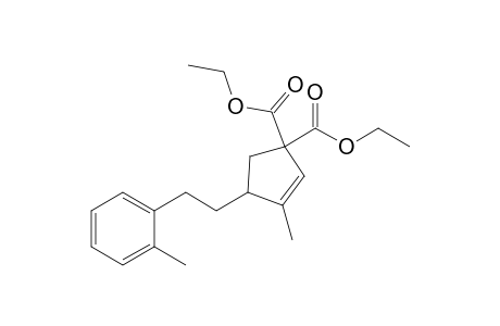 3-Methyl-4-[2-(2-methylphenyl)ethyl]cyclopent-2-ene-1,1-dicarboxylic acid diethyl ester