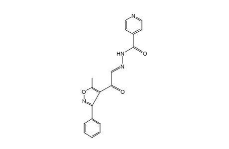 ISONICOTINIC ACID, {(5-METHYL-3-PHENYL-4-ISOXAZOLYL)OXOETHYLIDENE}HYDRAZIDE