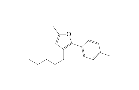Furan, 5-methyl-2-(4-methylphenyl)-3-pentyl-