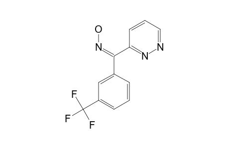 Z-3-Pyridazinyl(3-trifluoromethylphenyl)methanone oxime