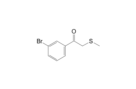 1-(3-bromophenyl)-2-(methylthio)ethanone