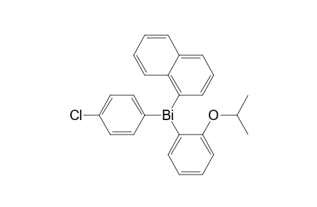 Bismuthine, (4-chlorophenyl)[2-(1-methylethoxy)phenyl]-1-naphthalenyl-