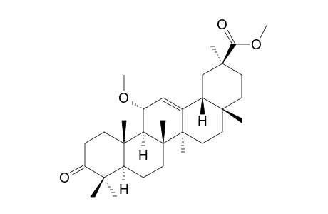 3-OXO-11-ALPHA-METHOXYOLEAN-12-ENE-30-OIC-ACID-METHYLESTER