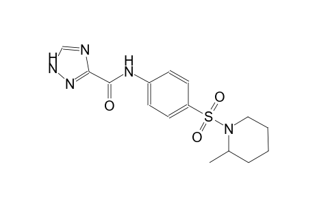 1H-1,2,4-triazole-3-carboxamide, N-[4-[(2-methyl-1-piperidinyl)sulfonyl]phenyl]-