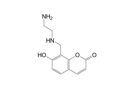 7-Hydroxy-8-[(2'-aminoethyl)aminomethyl]-chromen-2-one