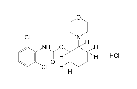 trans-2,6-dichlorocarbanilic acid,2-morpholinocyclohexyl ester, monohydrochloride