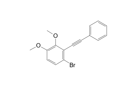 1-Bromo-3,4-dimethoxy-2-(phenylethynyl)benzene